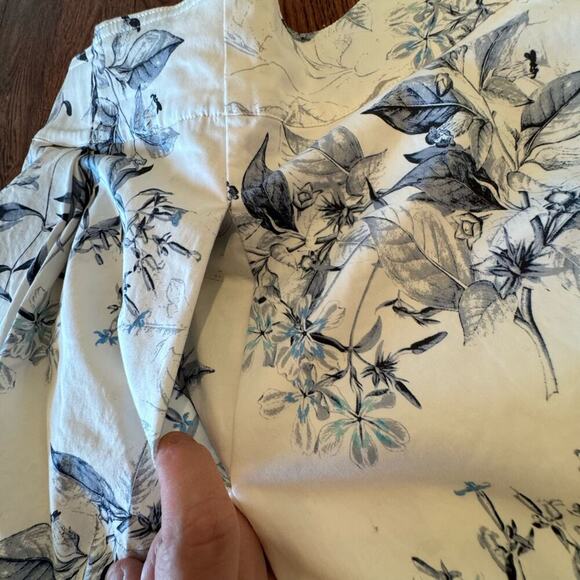 Alex Marie Women’s 8 Floral Skirt A-Line Flare Lined Pleated Pockets Romantic - Picture 5 of 12